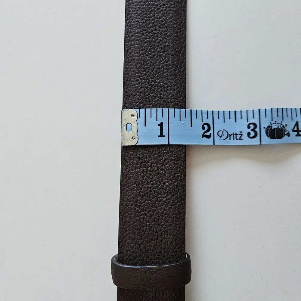 Tod’s Brown Leather Belt – Gold Hardware – Size 90 (US 34–36) - Picture 15 of 15